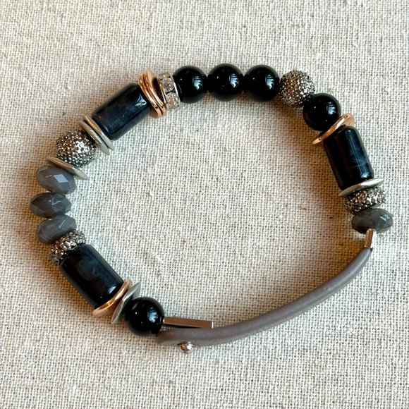 KEEP Collective Jewelry - KEEP Story Bead Bracelet in Black (retired)